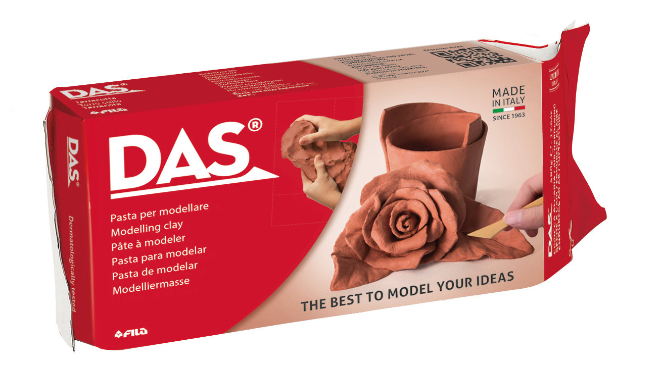 DAS Terracotta Air Drying Modelling Clay 1kg