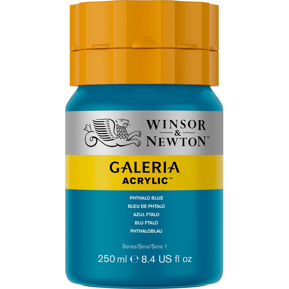 Winsor & Newton Galeria Acrylic Phthalocyanine Blue 250ml