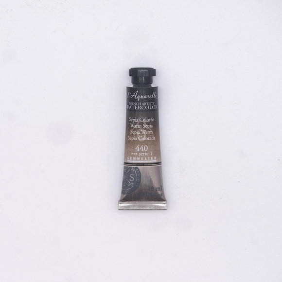 Sennelier L'Aquarelle Watercolour Paint 10ml Tube - Warm Sepia