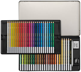 STABILO CarbOthello Pastel Arty + Coloured pencils tin of mixed colour artist pastels