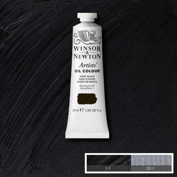 Winsor & Newton Artists Oil Colour 37ml Ivory Black
