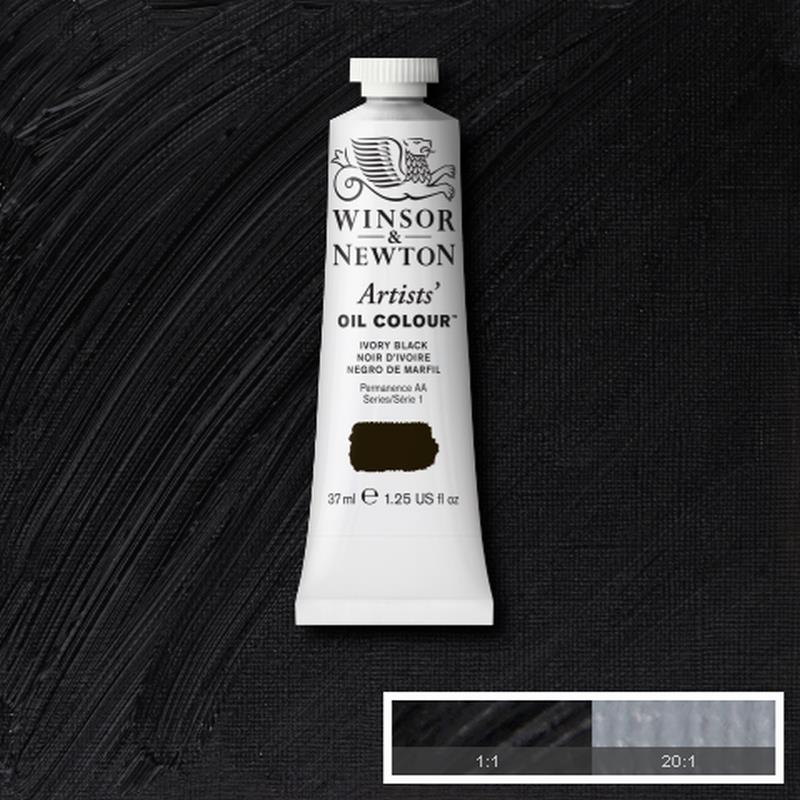 Winsor & Newton Artists Oil Colour 37ml Ivory Black