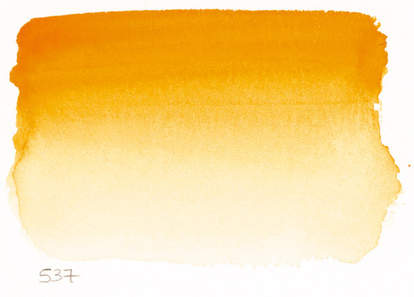 Sennelier L'Aquarelle Watercolour Paint Half Pan - Cadmium Yellow Orange