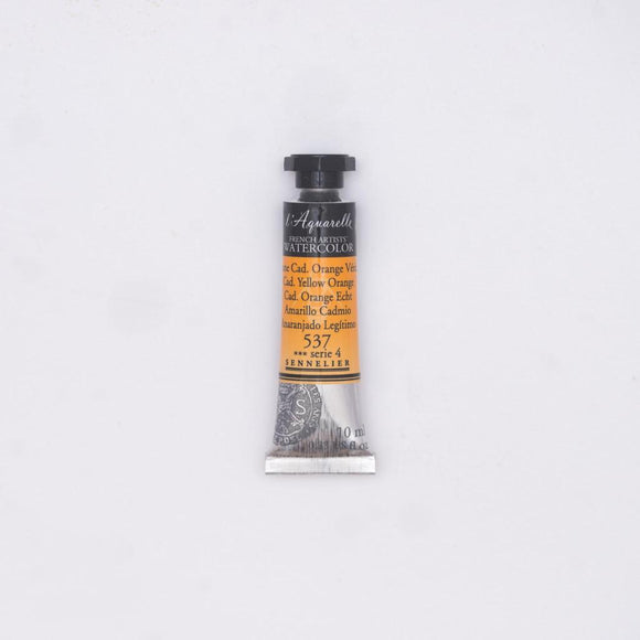 Sennelier L'Aquarelle Watercolour Paint 10ml Tube - Cadmium Yellow Orange