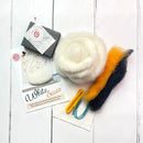 The Crafty Kit Company Large White Swan Needle Felting Craft Kit