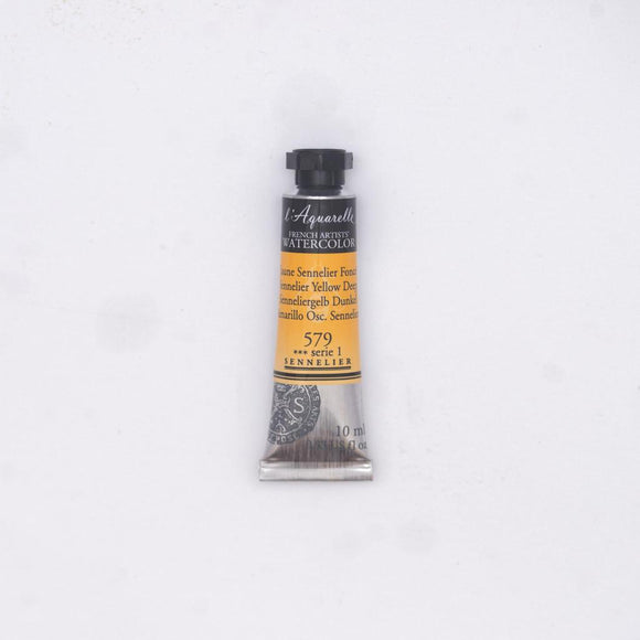 Sennelier L'Aquarelle Watercolour Paint 10ml Tube - Sennelier Yellow Deep