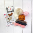 The Crafty Kit Company Flying Pigs Needle Felting Craft Kit