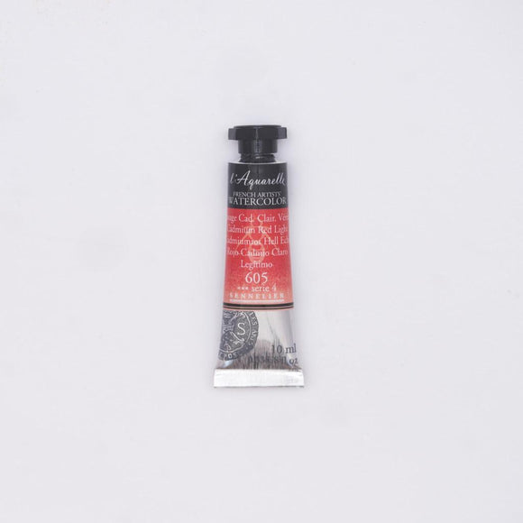 Sennelier L'Aquarelle Watercolour Paint 10ml Tube - Cadmium Red Light