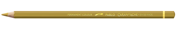 Caran d'Ache Pablo Artist Pencil 0666-025 Green Ochre