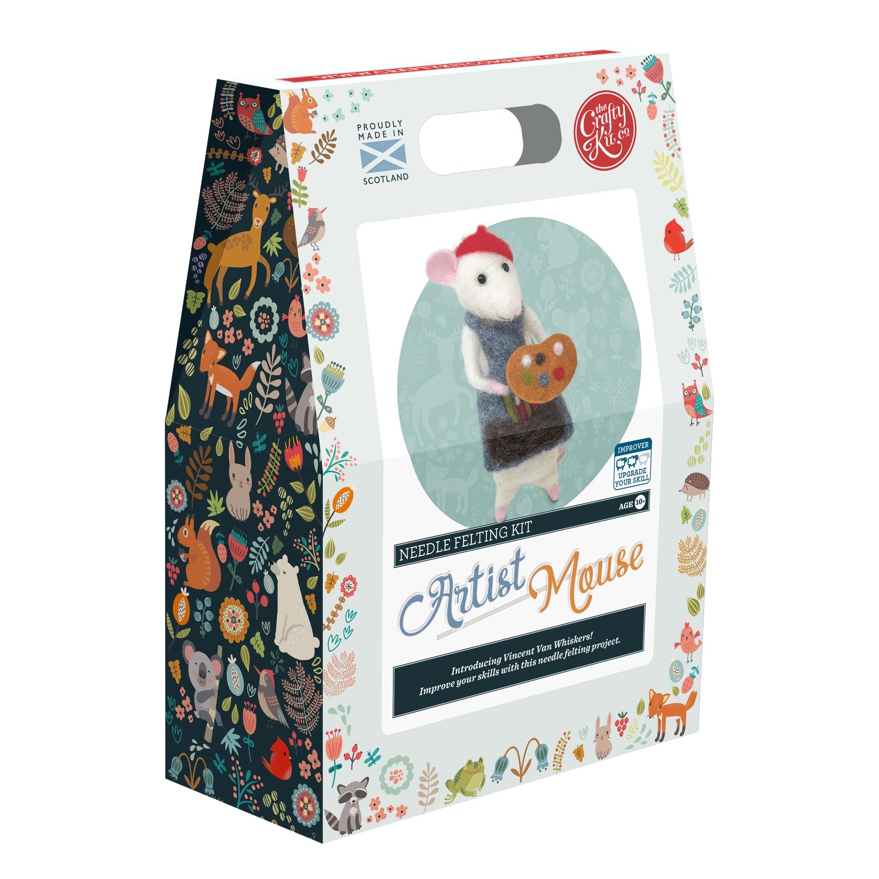 The Crafty Kit Company Artist Mouse Craft Kit