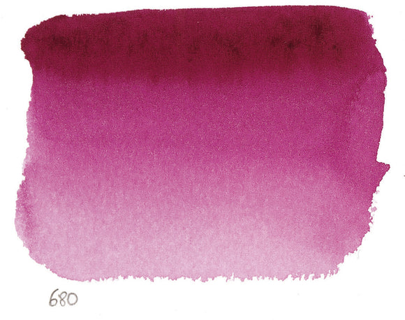 Sennelier L'Aquarelle Watercolour Paint Half Pan - Permanent Magenta