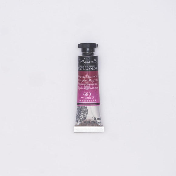 Sennelier L'Aquarelle Watercolour Paint 10ml Tube - Permanent Magenta
