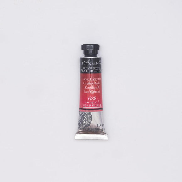 Sennelier L'Aquarelle Watercolour Paint 10ml Tube - Crimson Lake