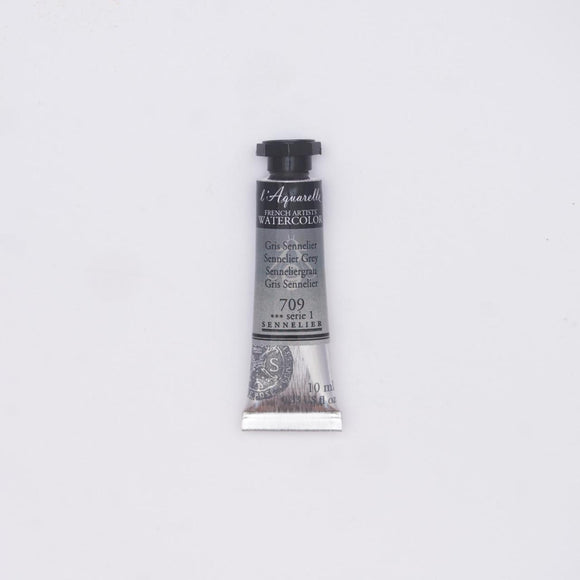 Sennelier L'Aquarelle Watercolour Paint 10ml Tube - Sennelier Grey