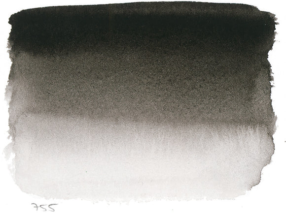 Sennelier L'Aquarelle Watercolour Paint Half Pan - Ivory Black
