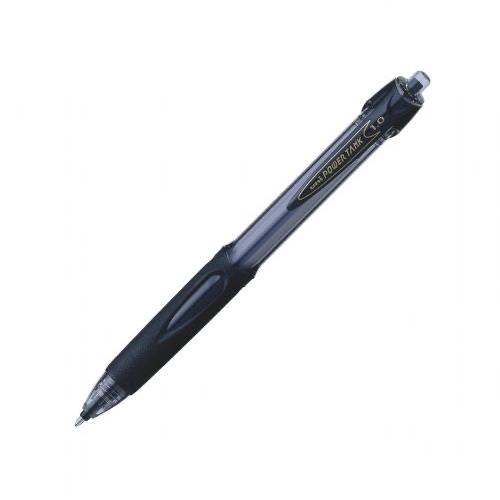 Uni PowerTank SN-220 Retractable Ballpoint Pen - Black