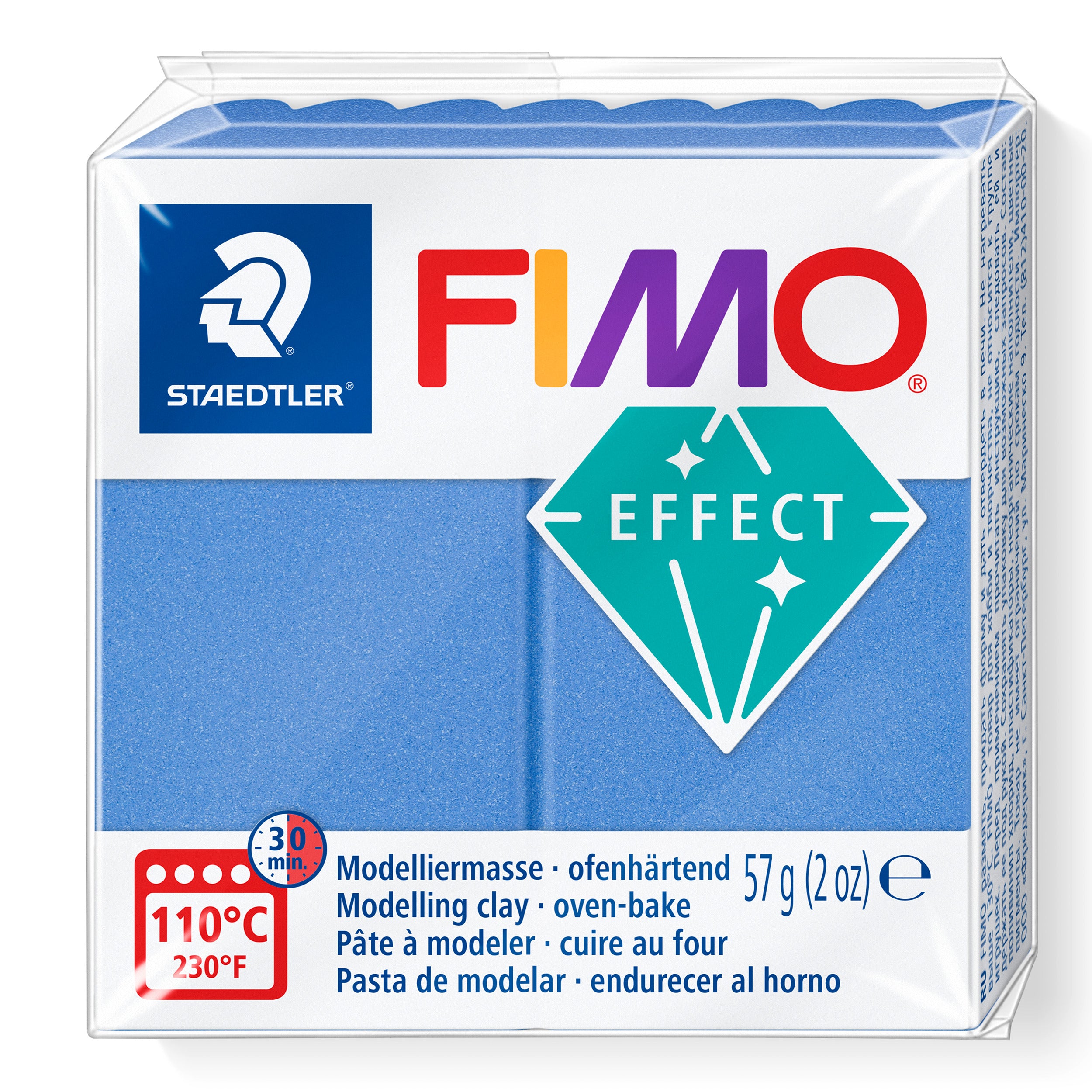 NEW Metallic Blue FIMO Effect polymer Clay 57g 8010-31