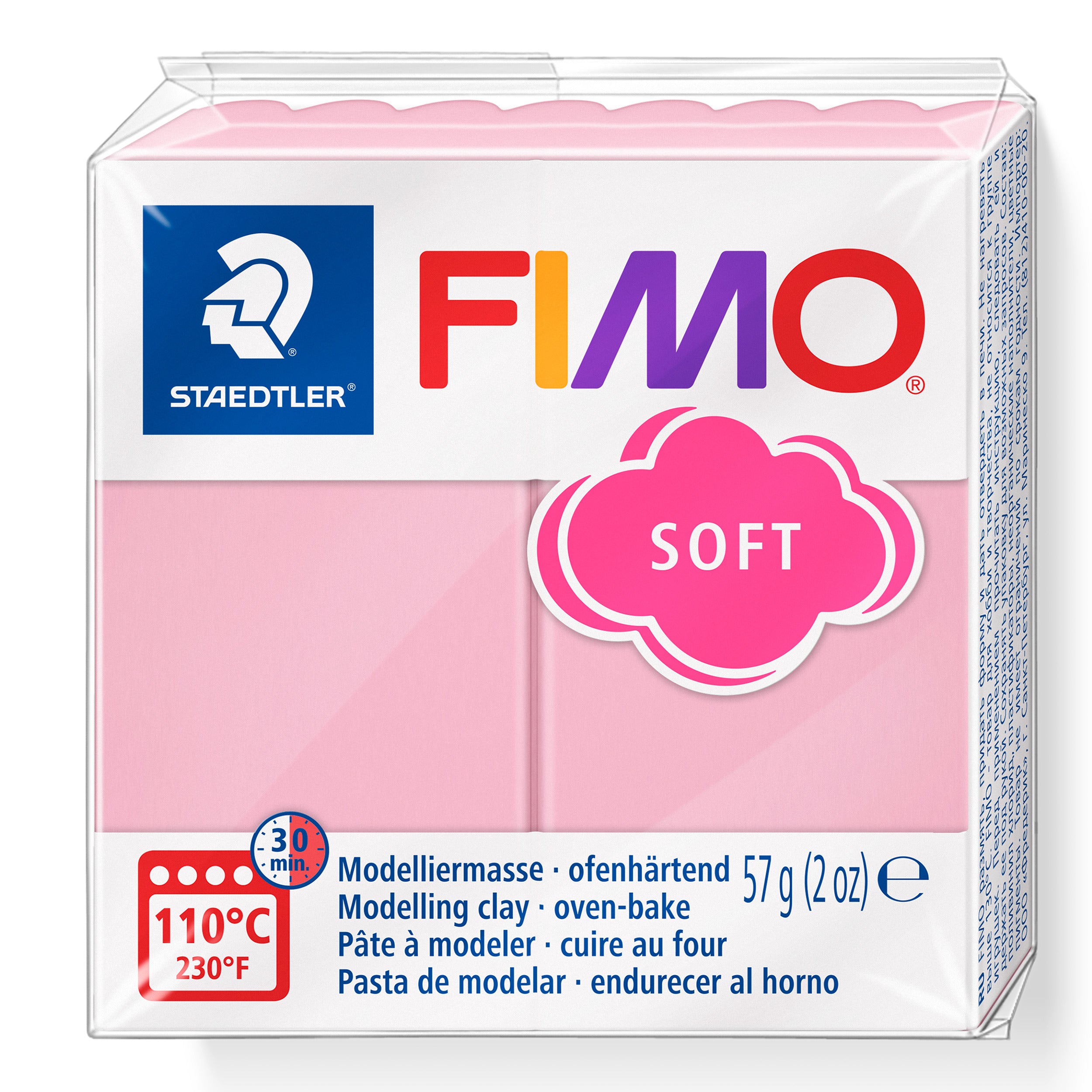 NEW FIMO Soft Polymer Clay 57g Strawberry Cream 8020-T21