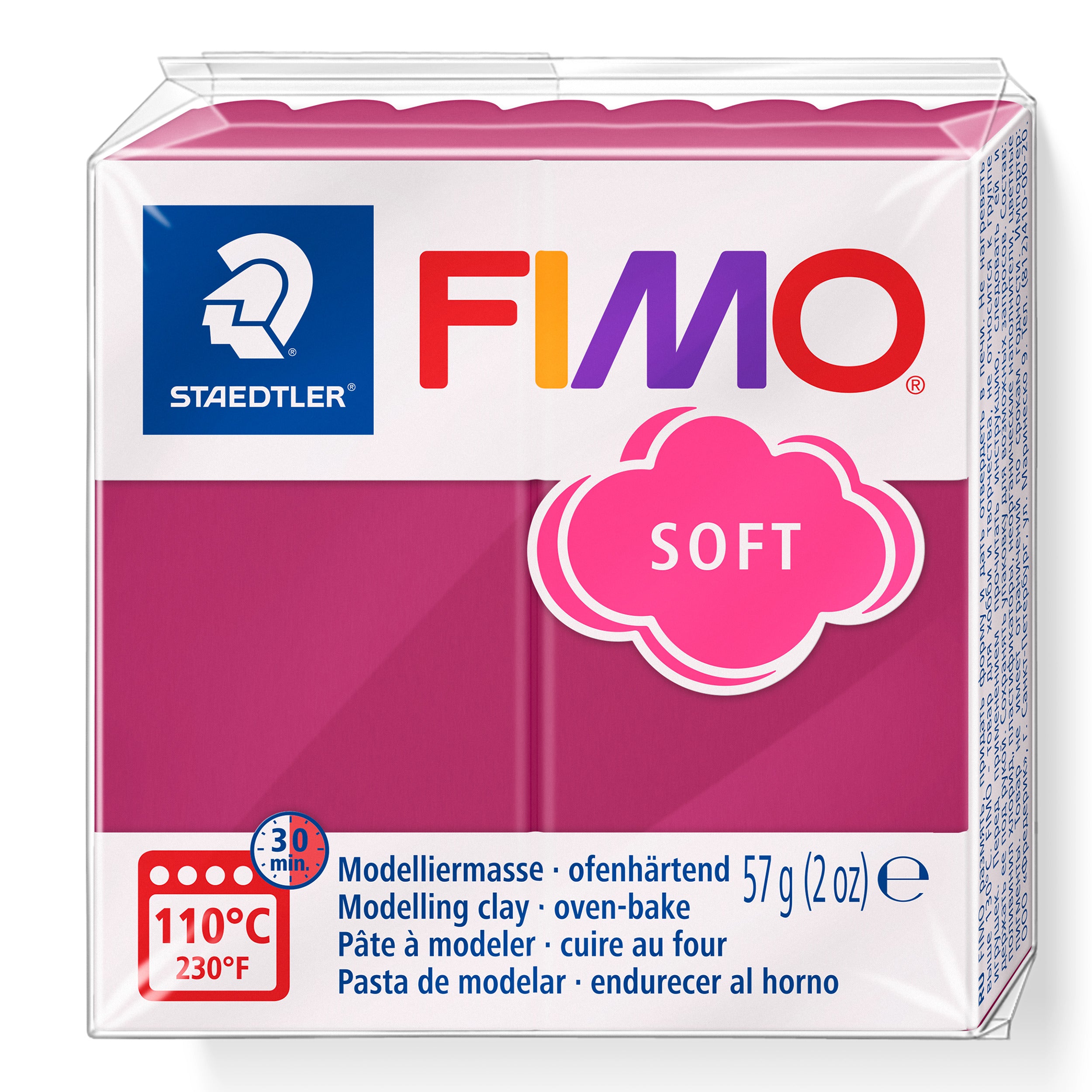 NEW FIMO Soft Polymer Clay 57g Frozen Berry 8020-T23