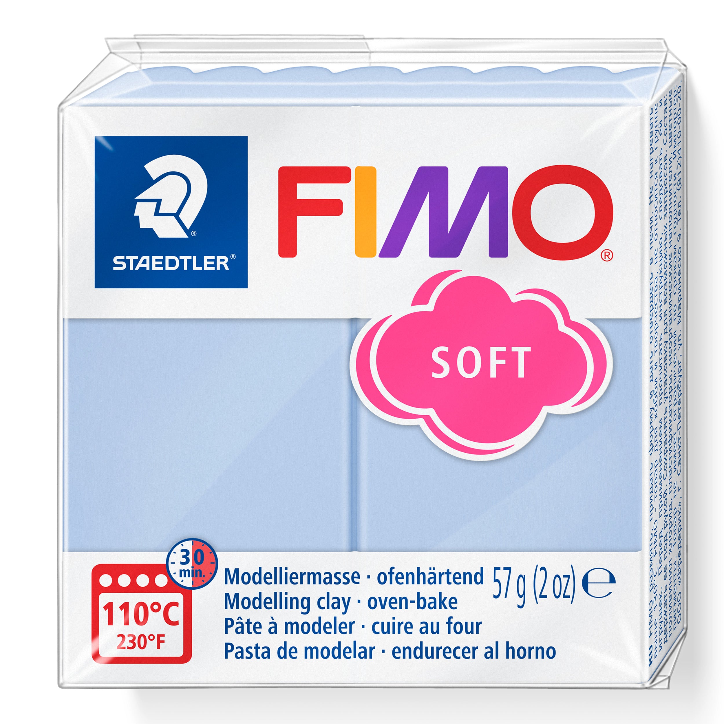 NEW FIMO Soft Polymer Clay 57g Serenity Blue 8020-T31