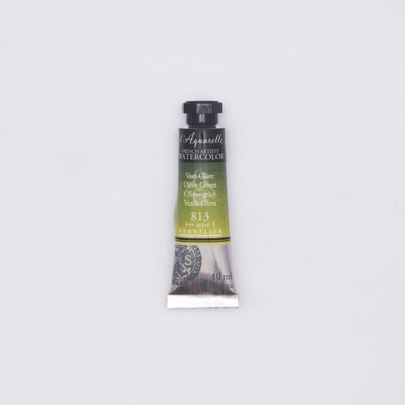 Sennelier L'Aquarelle Watercolour Paint 10ml Tube - Olive Green