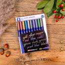 Staedtler Metallic Calligraphy Pen Set x 10 colours