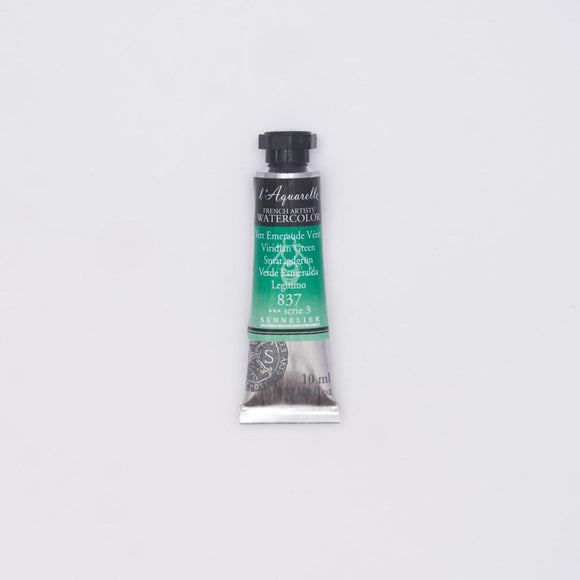 Sennelier L'Aquarelle Watercolour Paint 10ml Tube - Viridian Green