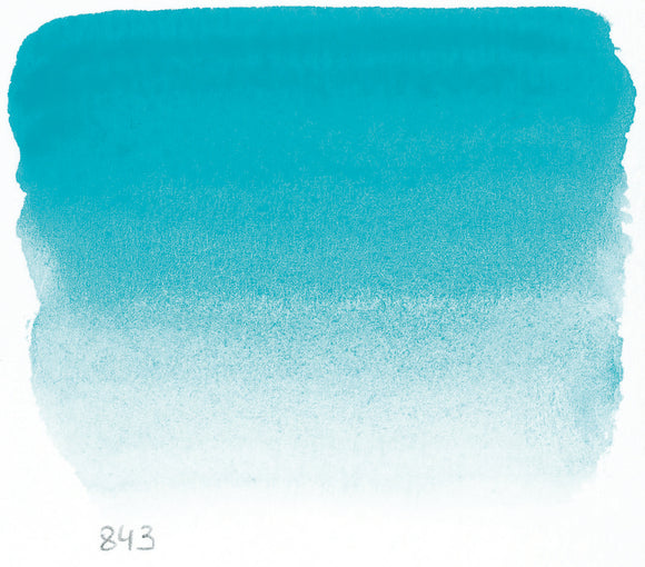 Sennelier L'Aquarelle Watercolour Paint Half Pan - Turquoise Green