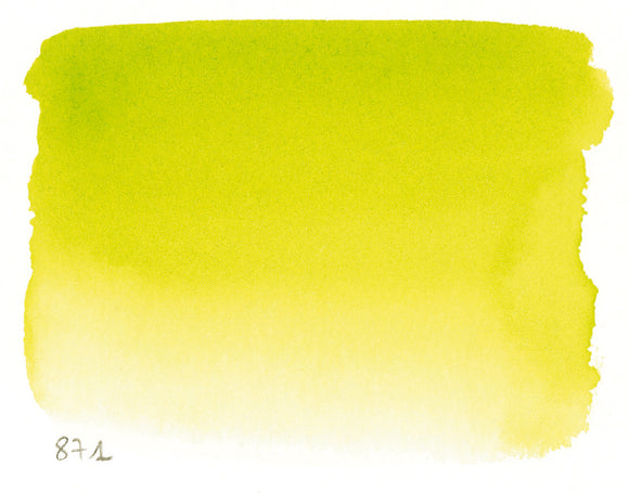 Sennelier L'Aquarelle Watercolour Paint Half Pan - Bright Yellow Green