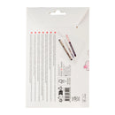 Back of a packaging for Royal & Langnickel art supplies with text and product images.