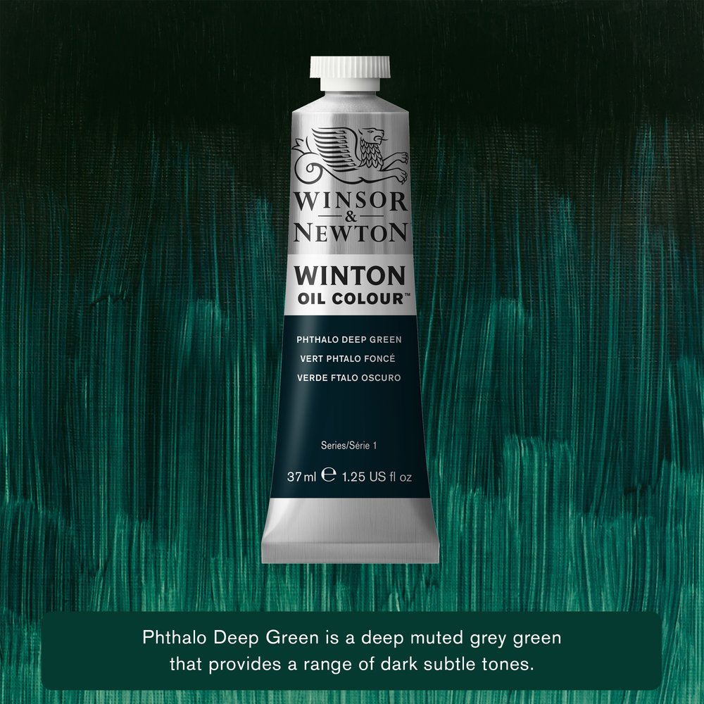 Winsor & Newton Oil Winton Oil Paint 37ml Phthalo Deep Green
