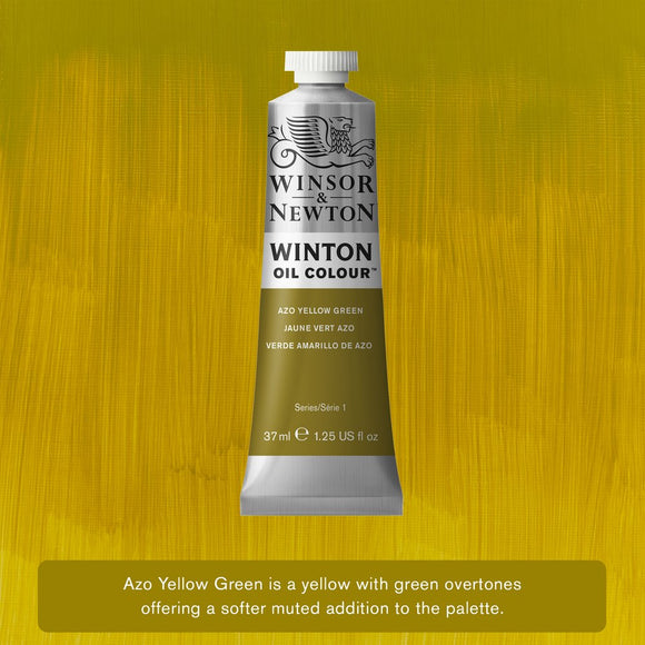 Winsor & Newton Oil Winton Oil Paint 37ml Ago Yellow Green