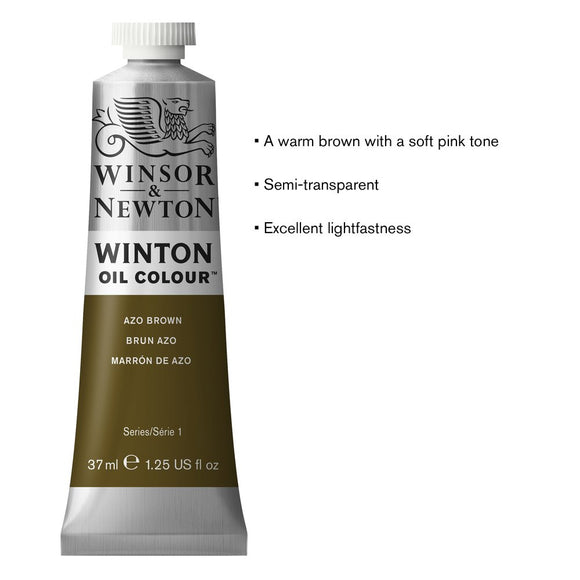 Winsor & Newton Oil Winton Oil Paint 37ml Ago Brown