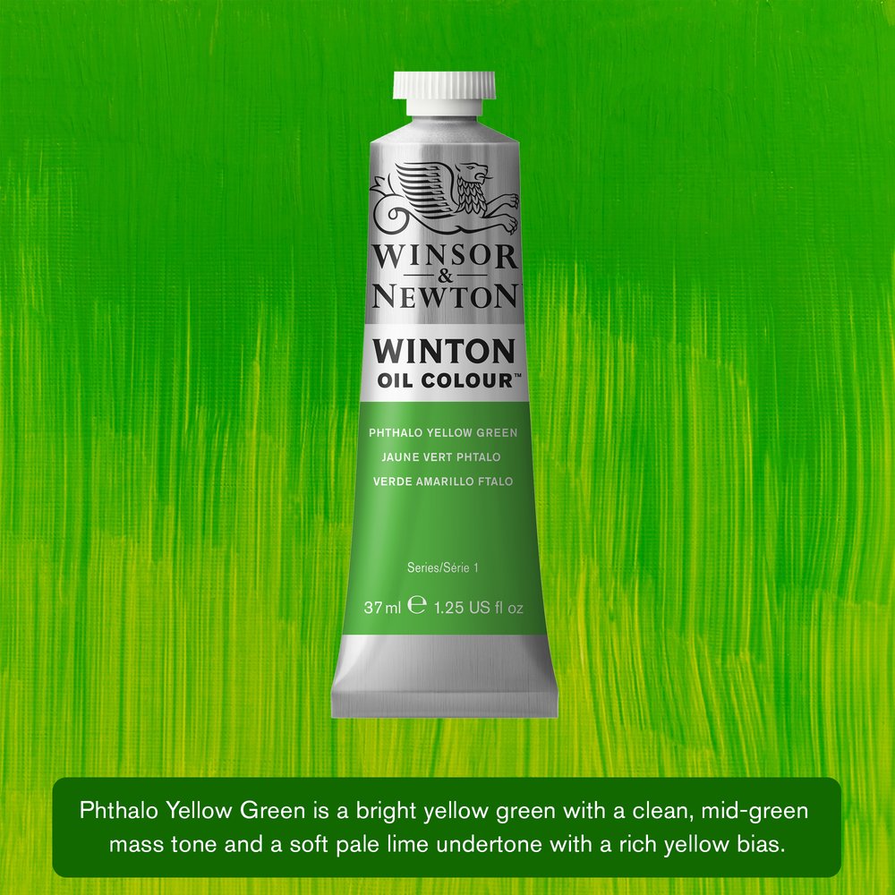 Winsor & Newton Oil Winton Oil Paint 37ml Phthalo Yellow Green