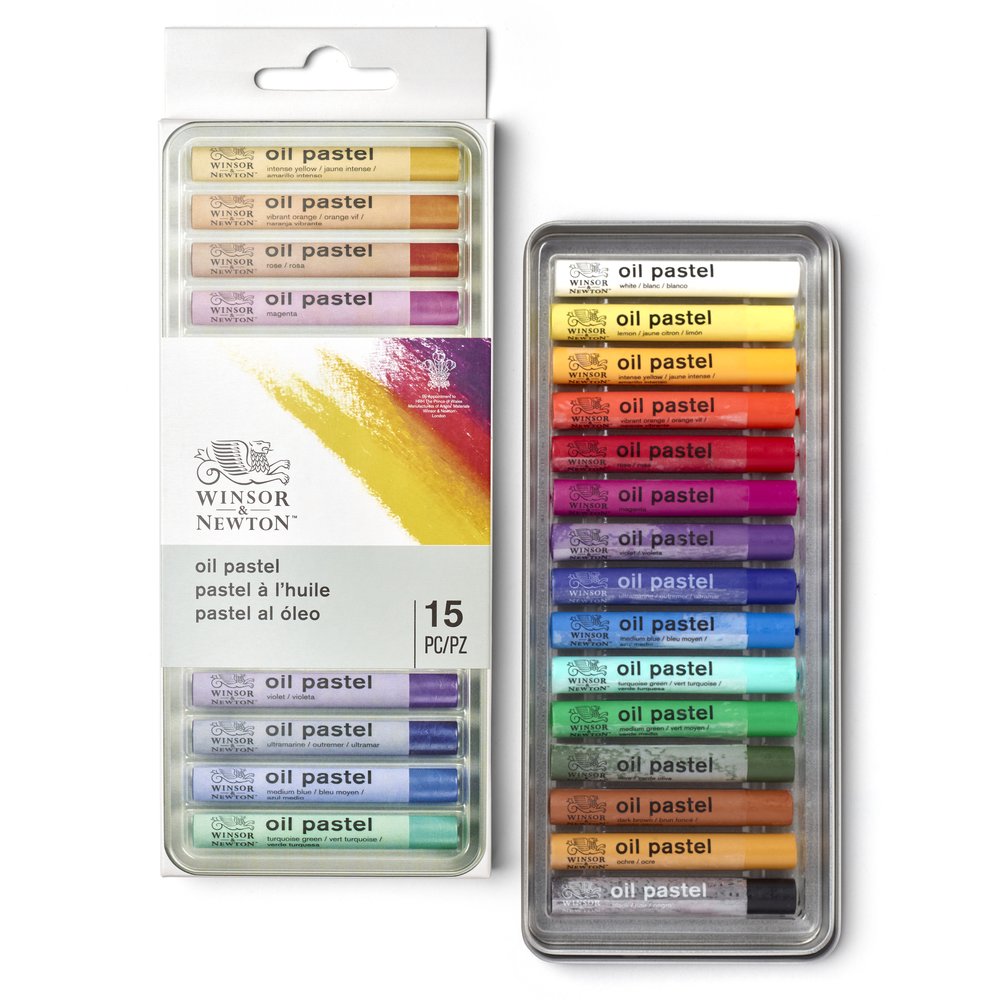 Winsor & Newton Oil Pastels set of 15 colours