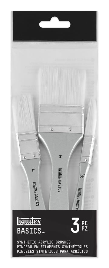 Liquitex Acrylic Mixed Large Flat Brush Set