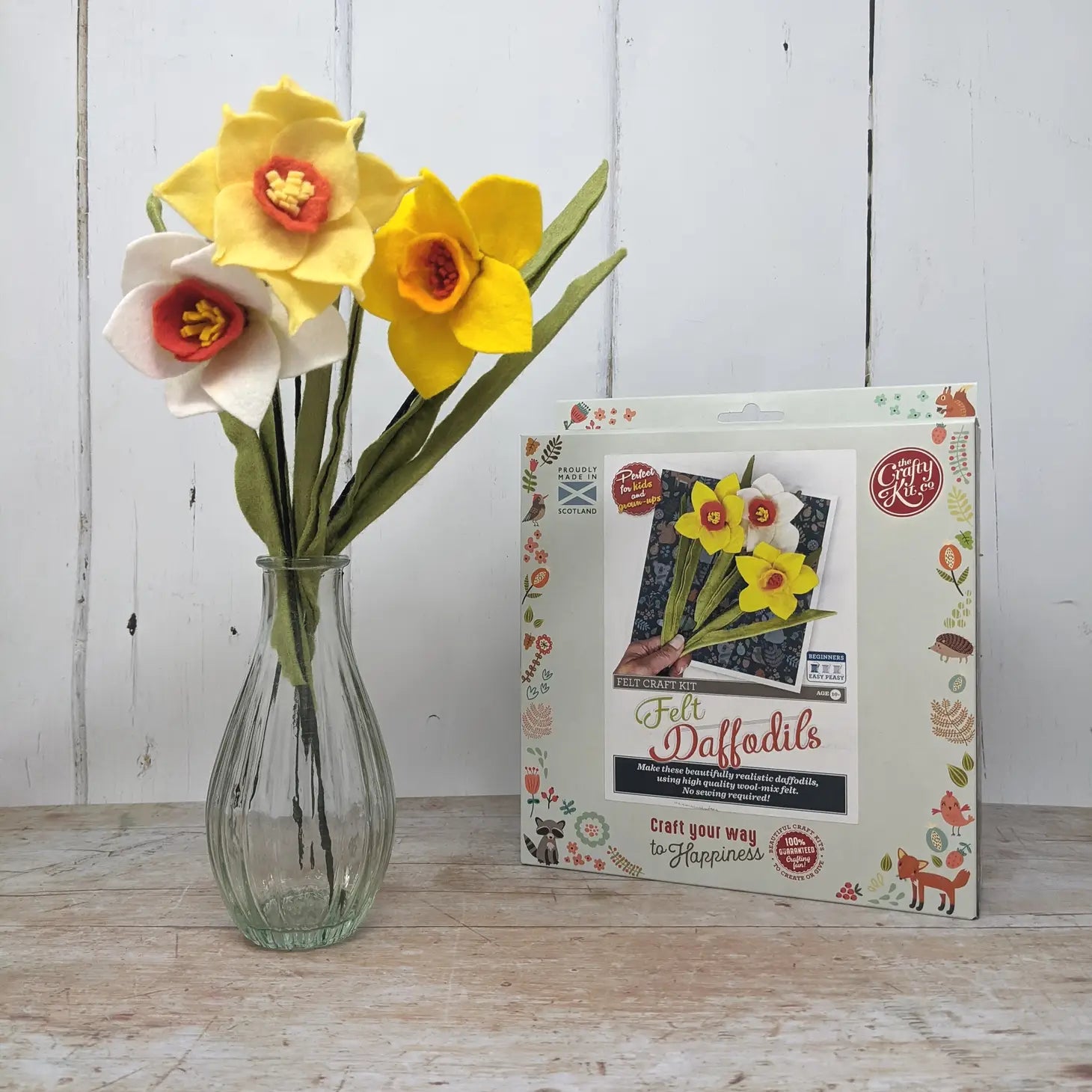 The Crafty Kit Company Daffodils Flower Craft Kit