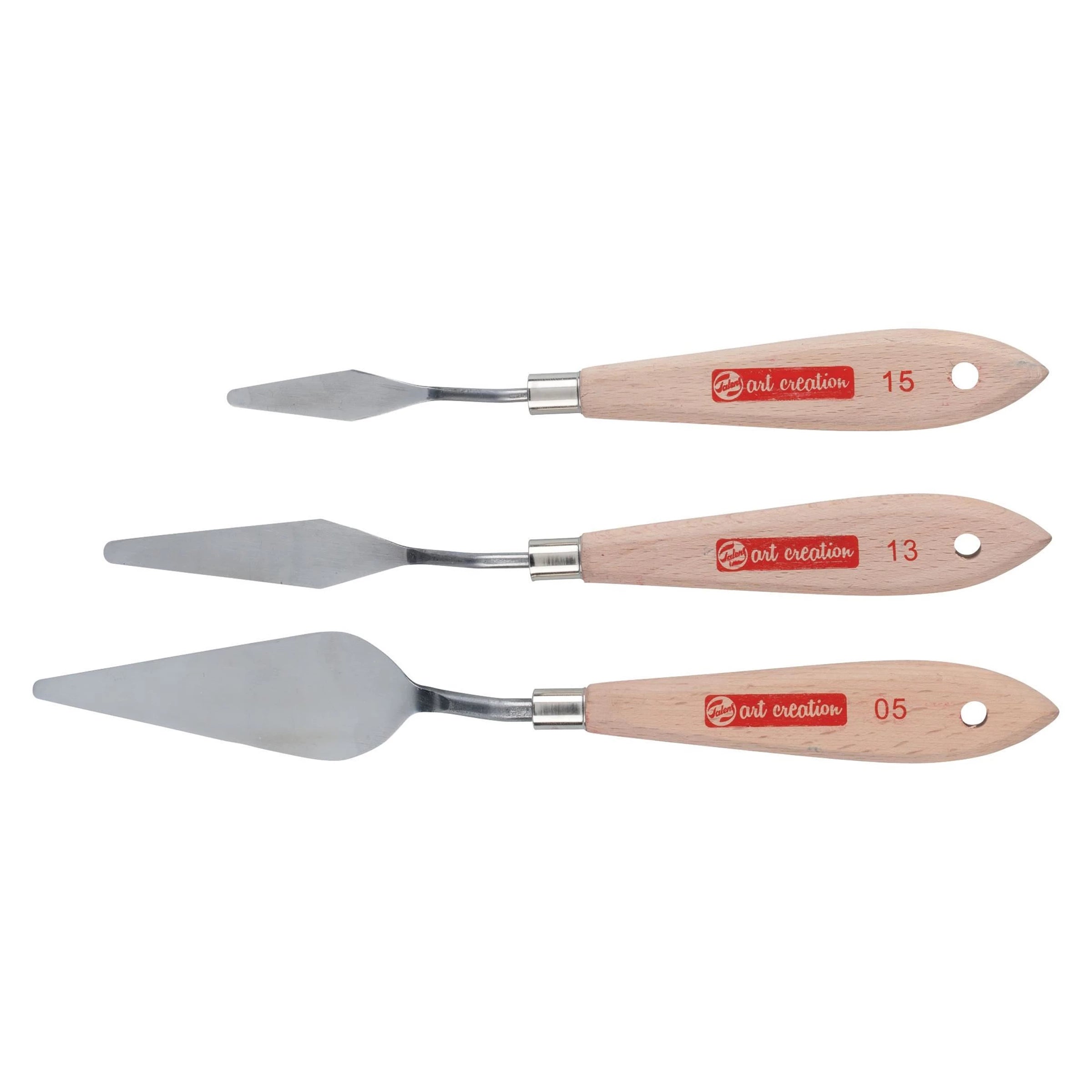 Royal Talena palette knife set of three, 3d flowers 