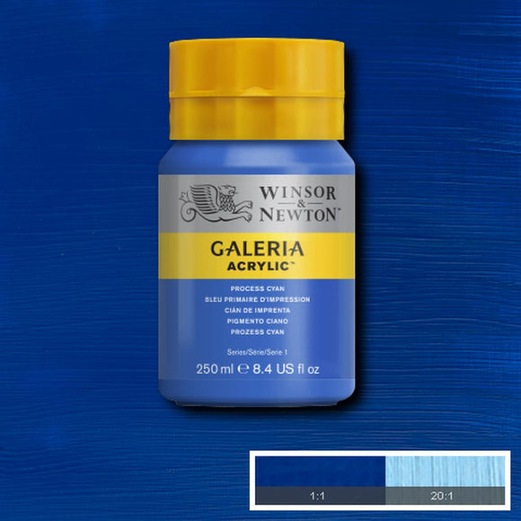 Winsor & Newton Galeria Acrylic Process Cyan 250ml