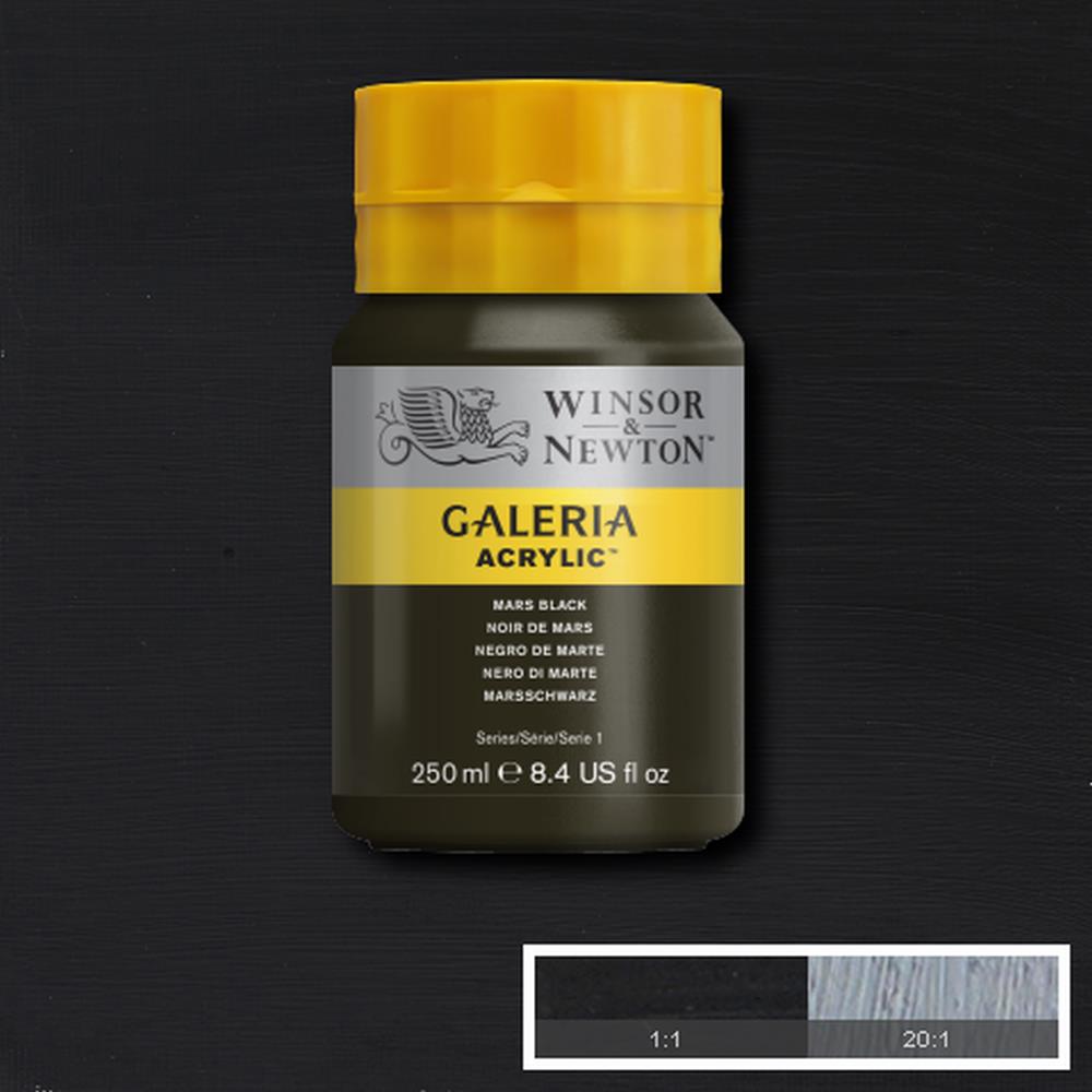 Winsor & Newton Galeria Acrylic Mars Black 250ml