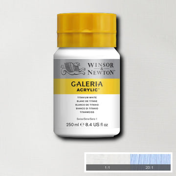 Winsor & Newton Galeria Acrylic Titanium White 250ml