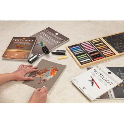 Pastelmat Clairefontaine Nº 7 Pad x12 Sheets 18x24cm (7"x9.5") - Small Pad