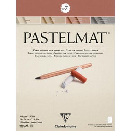 Pastelmat Clairefontaine Nº 7 Pad x12 Sheets 18x24cm (7"x9.5") - Small Pad