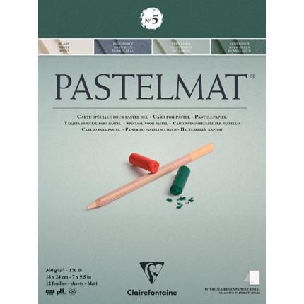 Pastelmat Clairefontaine Nº 5 Pad x12 Sheets 18x24cm (7"x9.5") - Small Pad