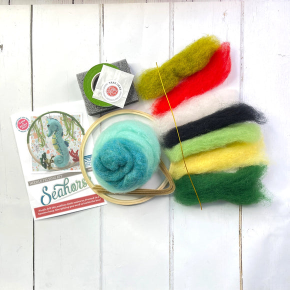 Crafty Kit Company The Crafty Kit Company Sea Horse Needle Felting Craft Kit