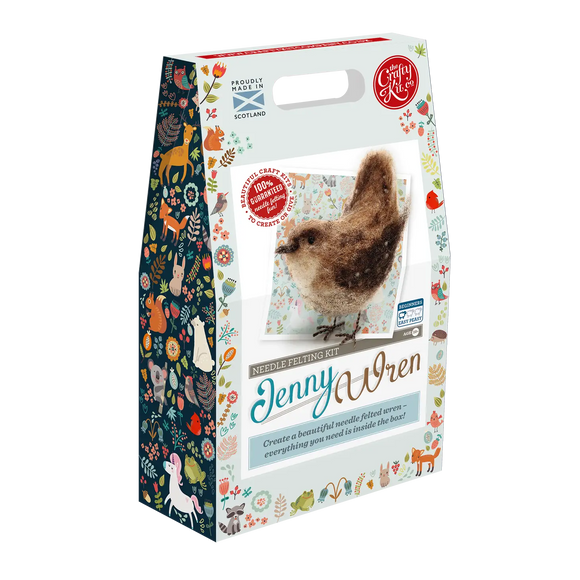 Crafty Kit Company Jenny Wren Needle felting kit