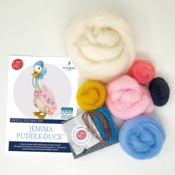 Crafty Kit Company Beatrix Potter Beatrix Potter - Jemima Puddleduck Needle Felting Kit