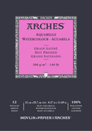 arches cotton water colour paper hot pressed smooth artists paper