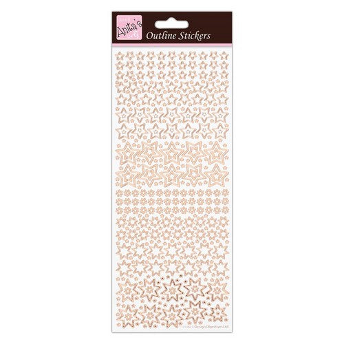 Peel Off Sticker Sheet Sparkling Stars