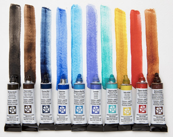 DANIEL SMITH Watercolour Paint Angus McEwan Master Artist Set 10 x 5mls